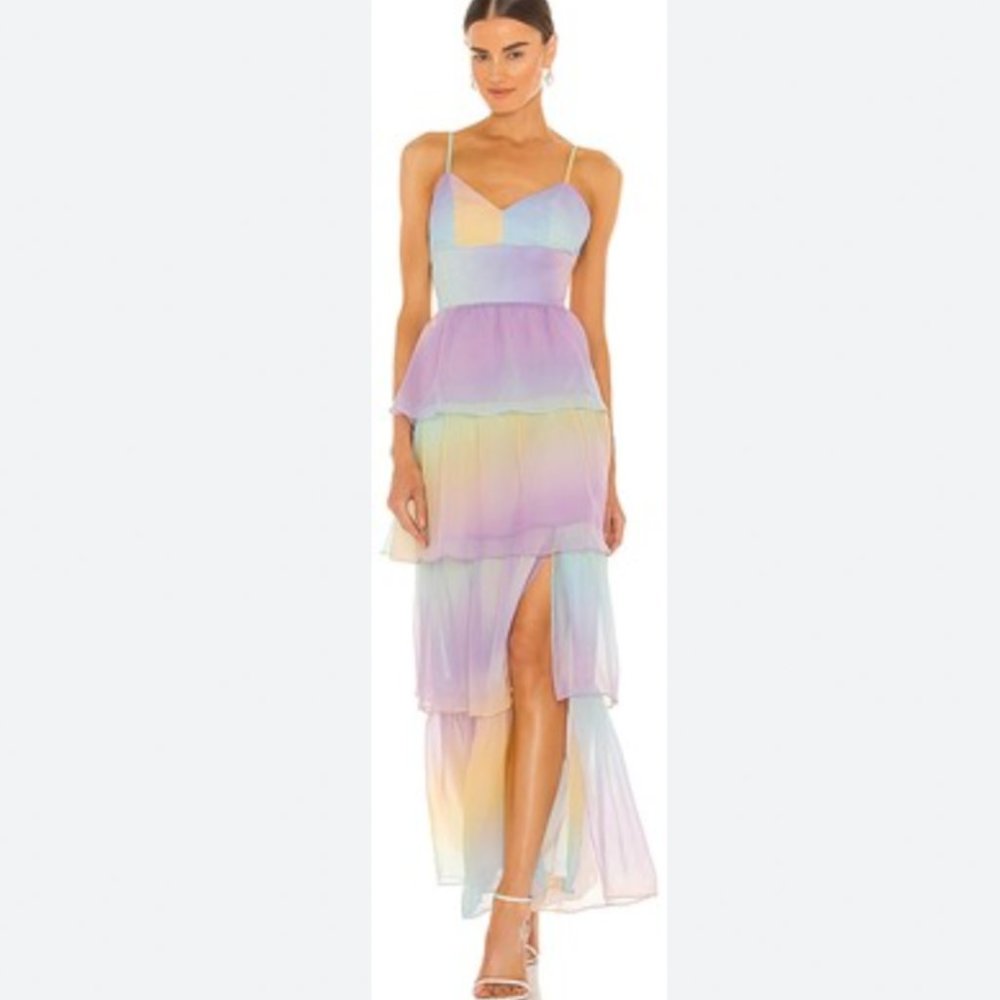 Thaddea Maxi Rainbow Dress